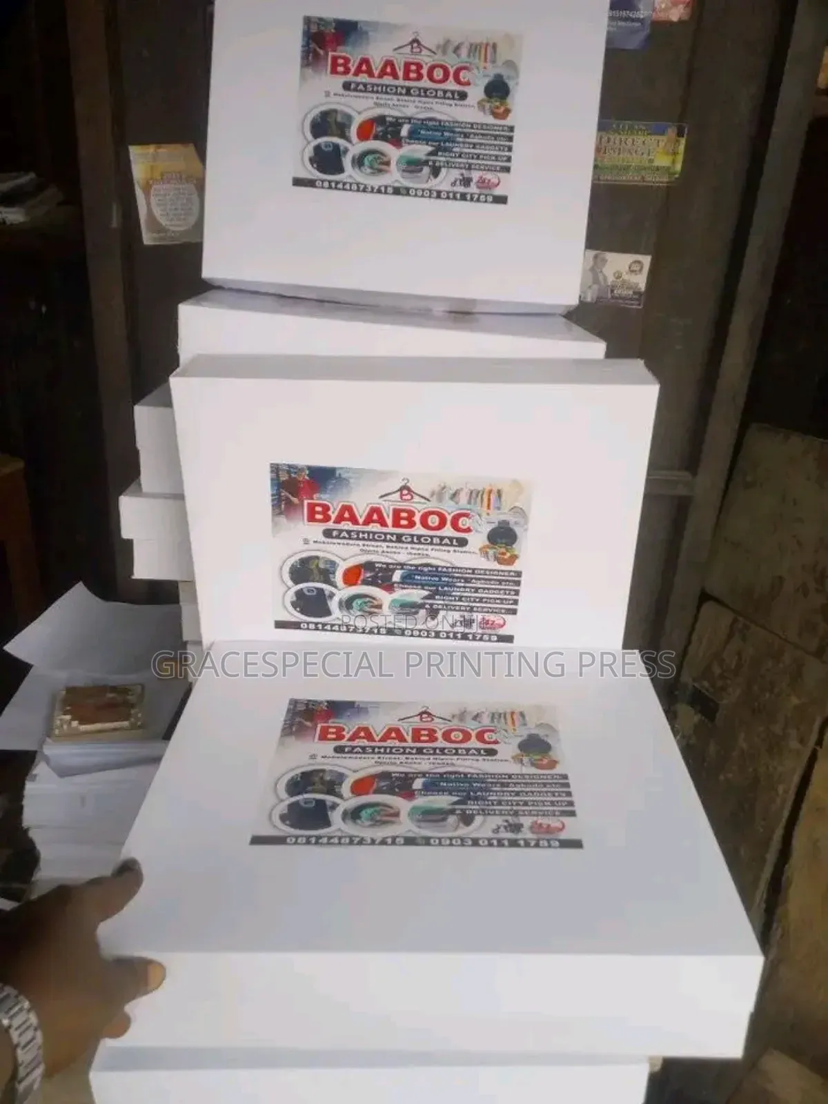 Roll Up Banner, Box for Packaging, Paper Bags
