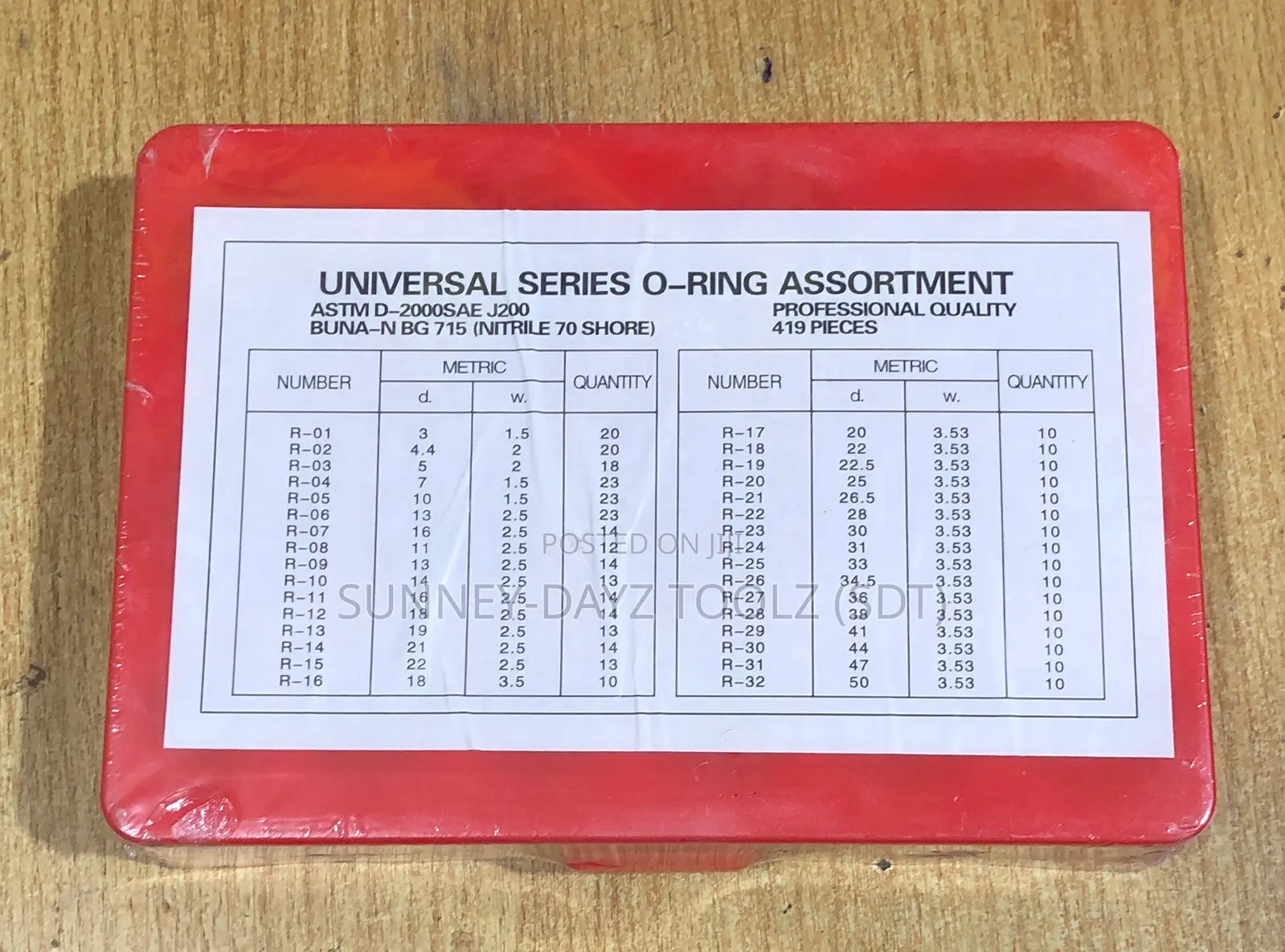 O Ring Kit