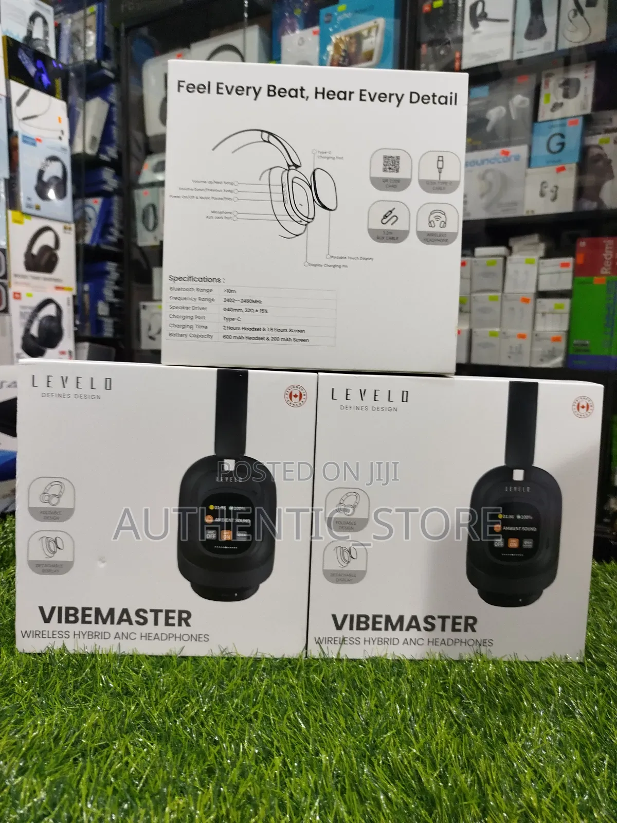 Levelo Vibemaster Wireless Headphones