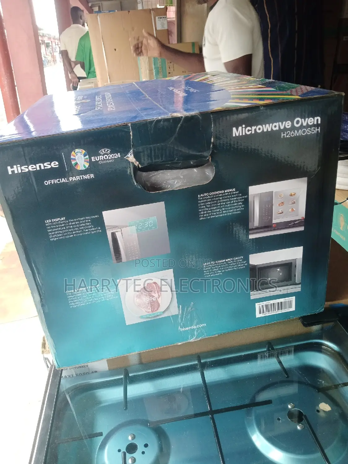 Hisense Microwave Oven 26 Litrs Silver Color