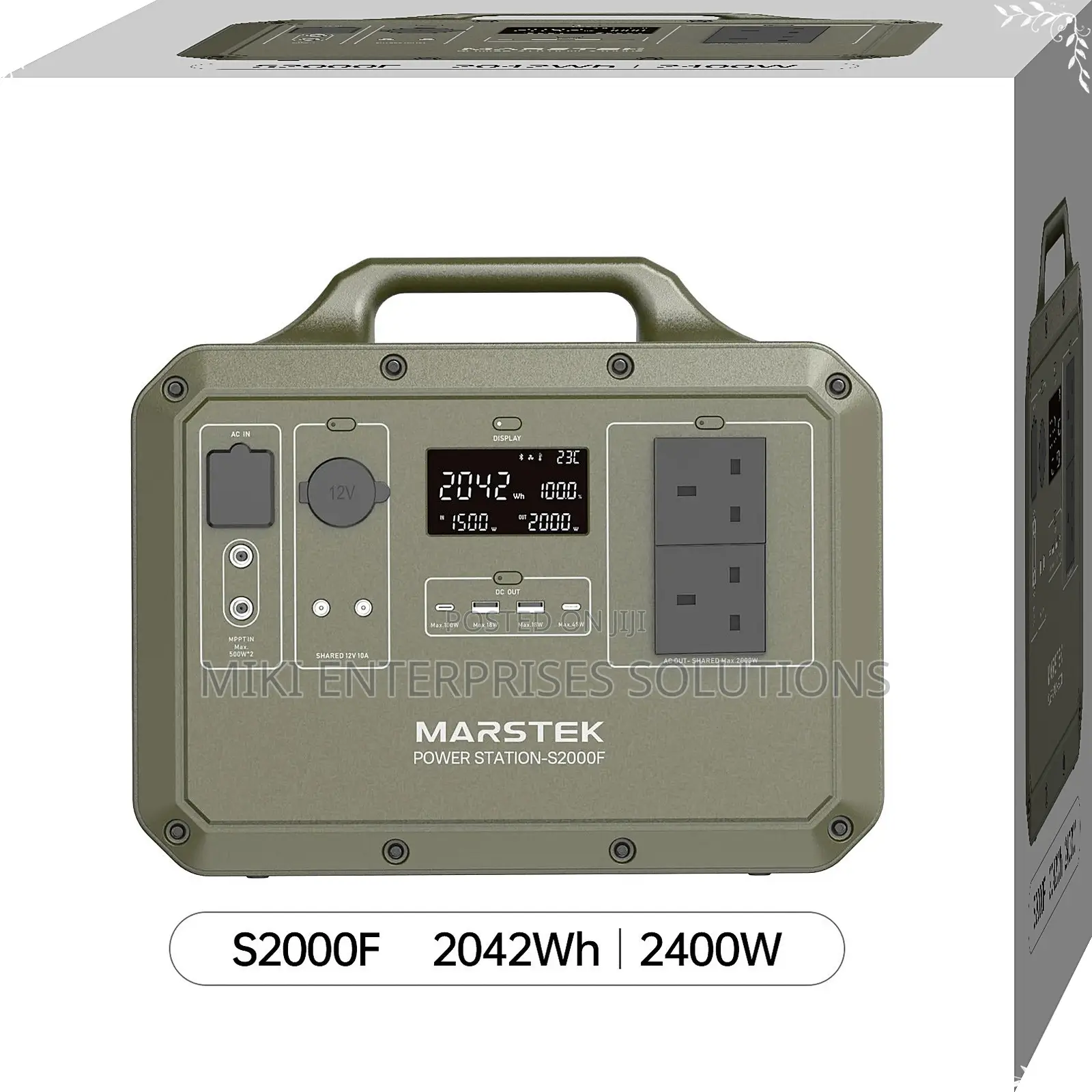 Marstek S2000F Solar Generator Power Station 2400W