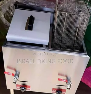 40liters Foreign Industrial Double Basket Deep Fryer Stand