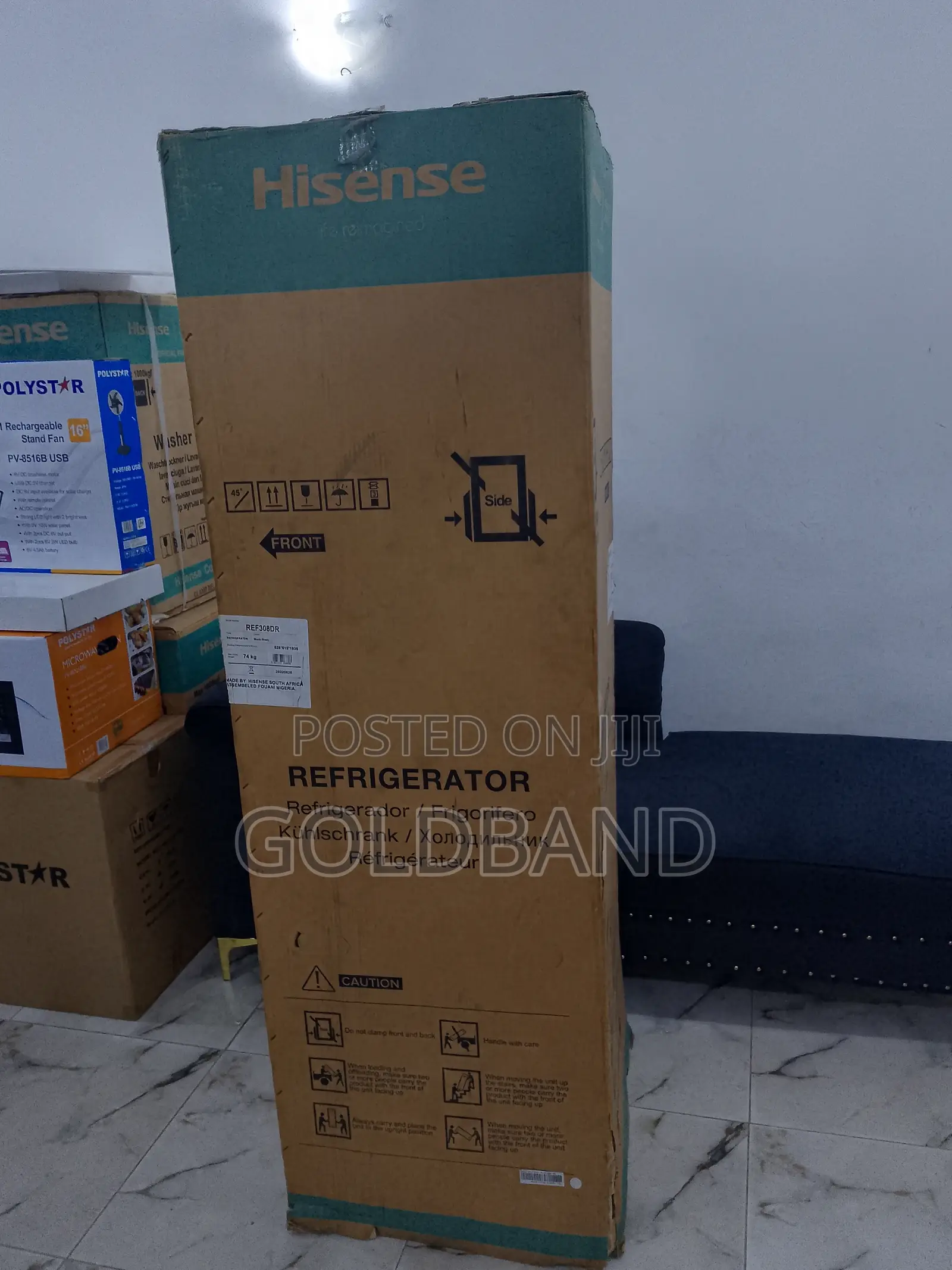 Fast Selling Hisense Double Door Refrigerator "Ref309dr'