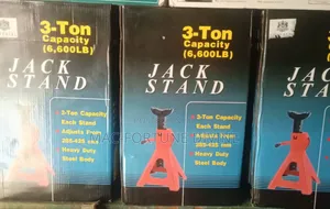 3-Ton Capacity (6,600 Lb) Jack Stand (28000naira for a Pair)