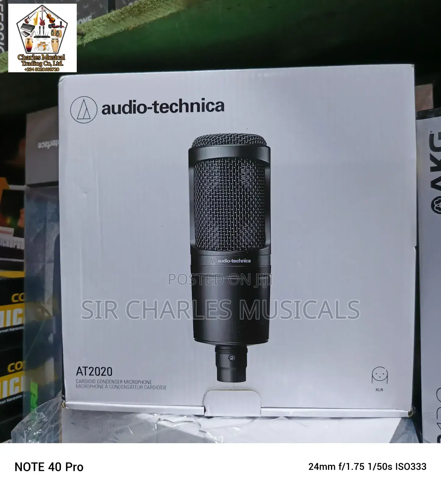 Audio Technica at-2020 Condenser Studio Microphone
