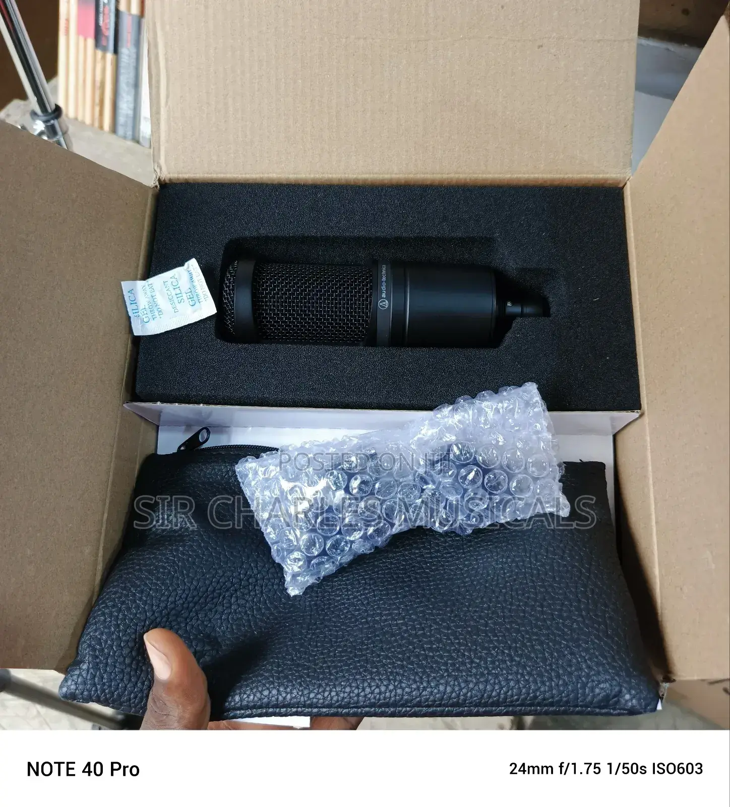 Audio Technica at-2020 Condenser Studio Microphone
