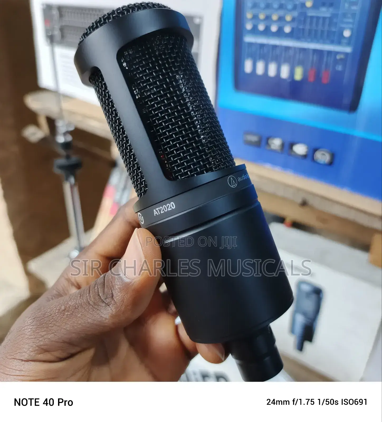 Audio Technica at-2020 Condenser Studio Microphone