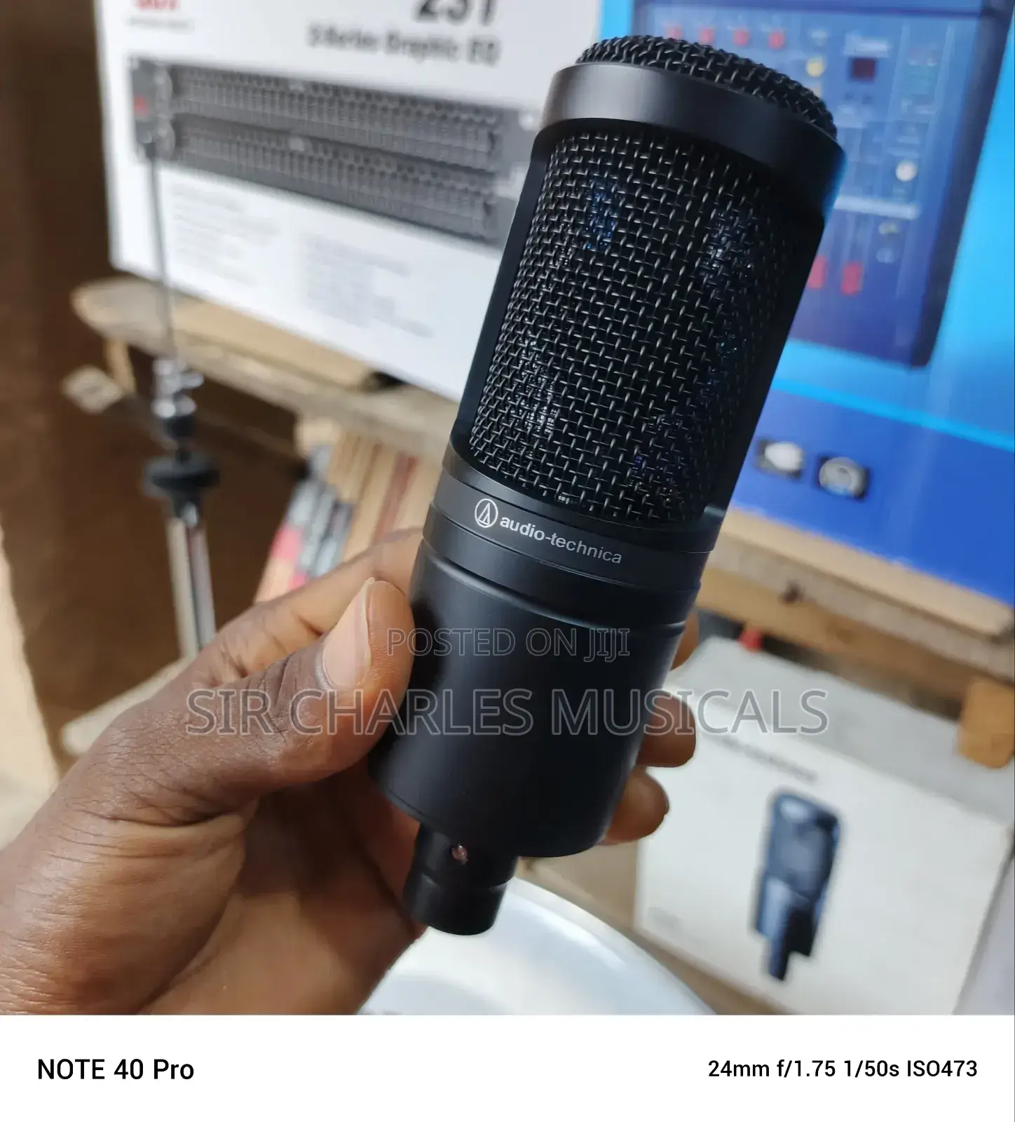 Audio Technica at-2020 Condenser Studio Microphone