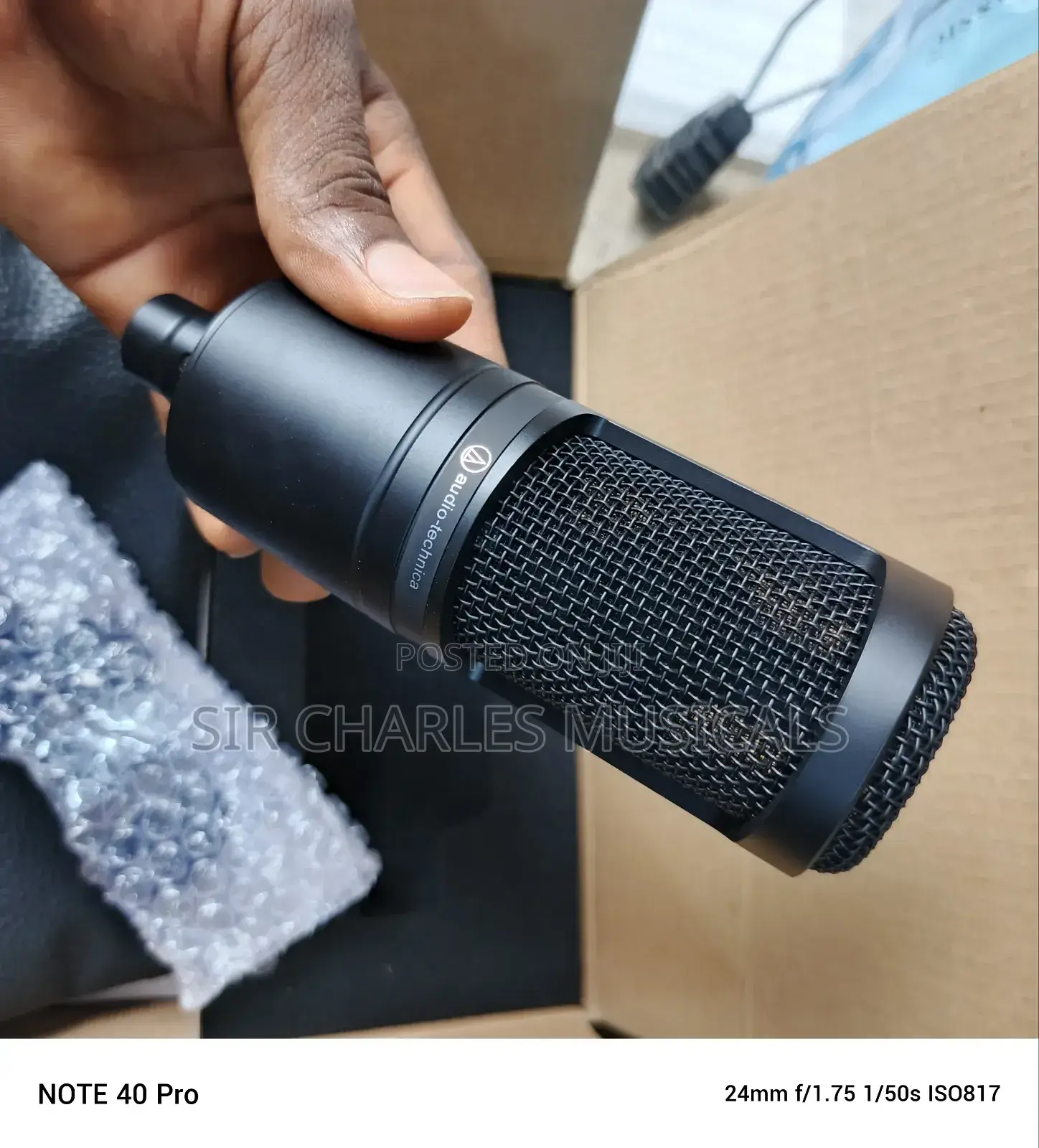 Audio Technica at-2020 Condenser Studio Microphone