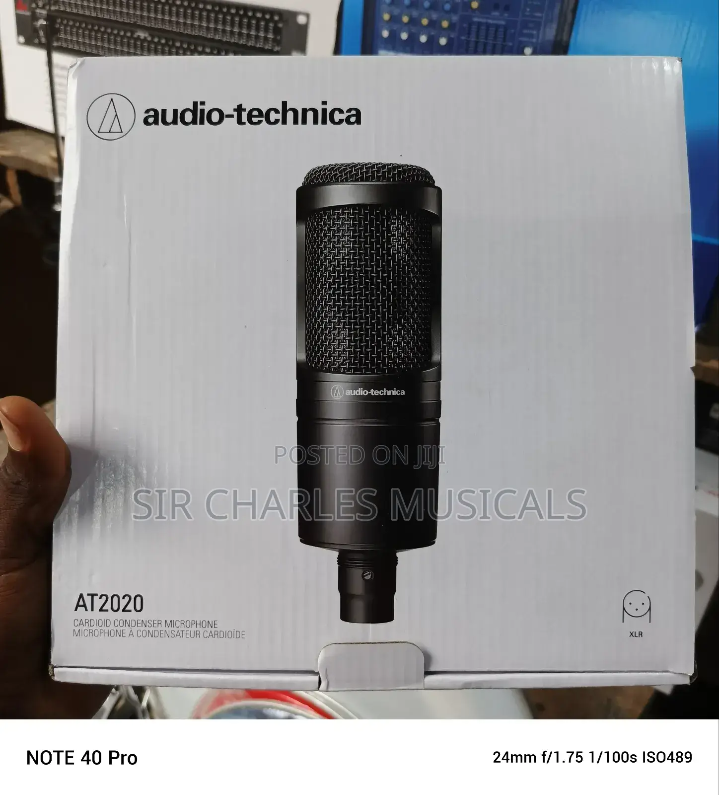Audio Technica at-2020 Condenser Studio Microphone