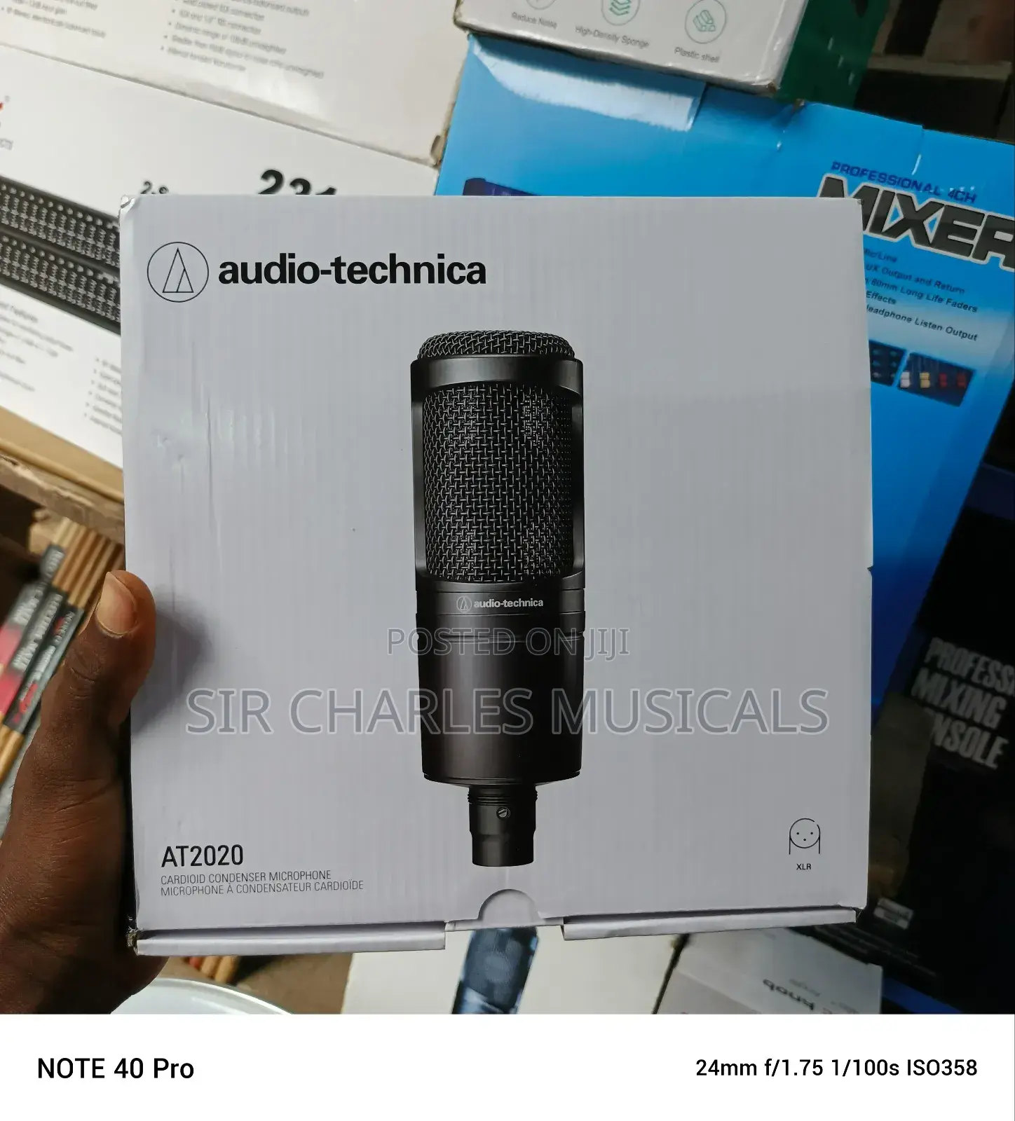 Audio Technica at-2020 Condenser Studio Microphone
