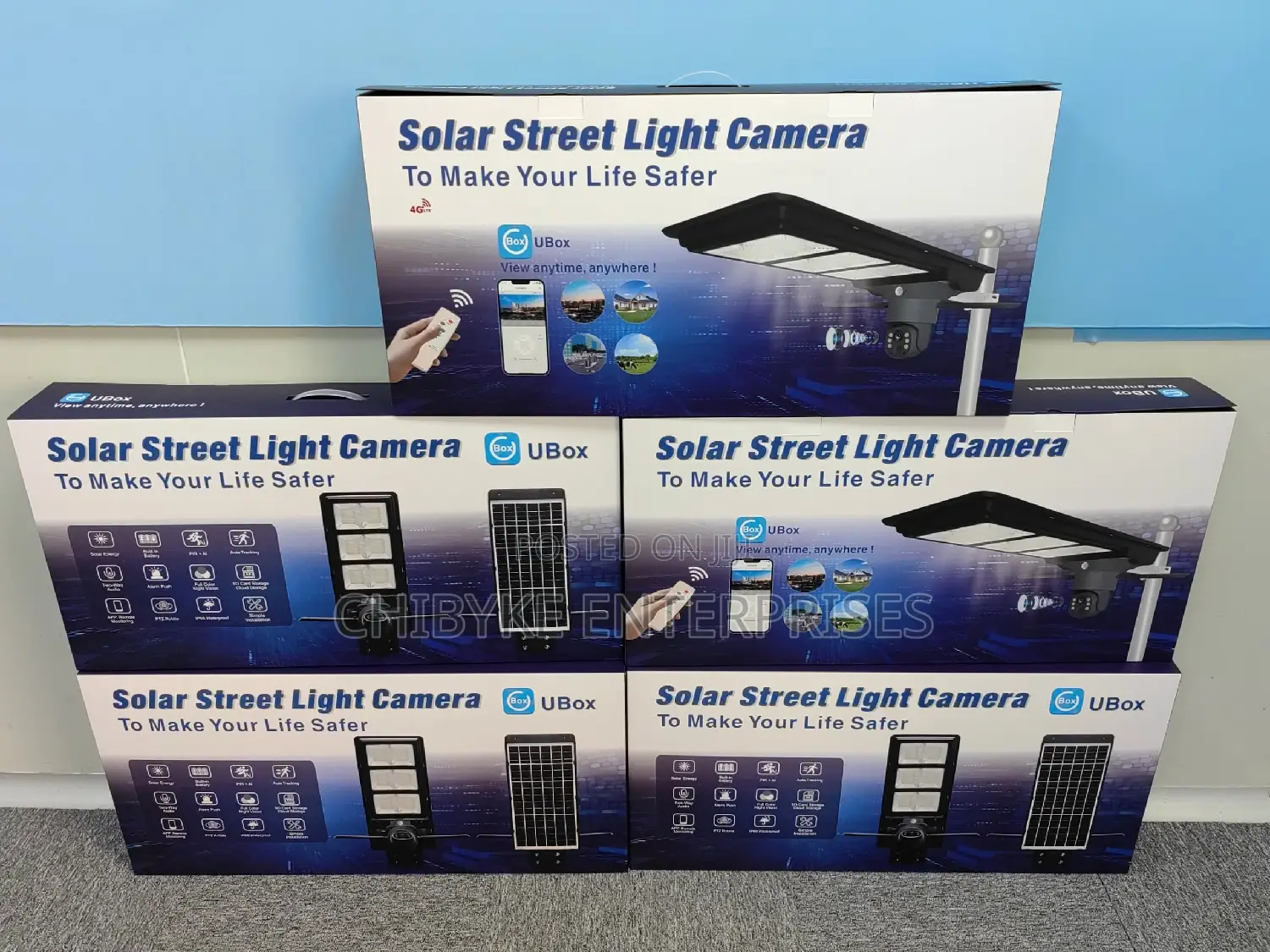 Ubox Solar Street Light Camera