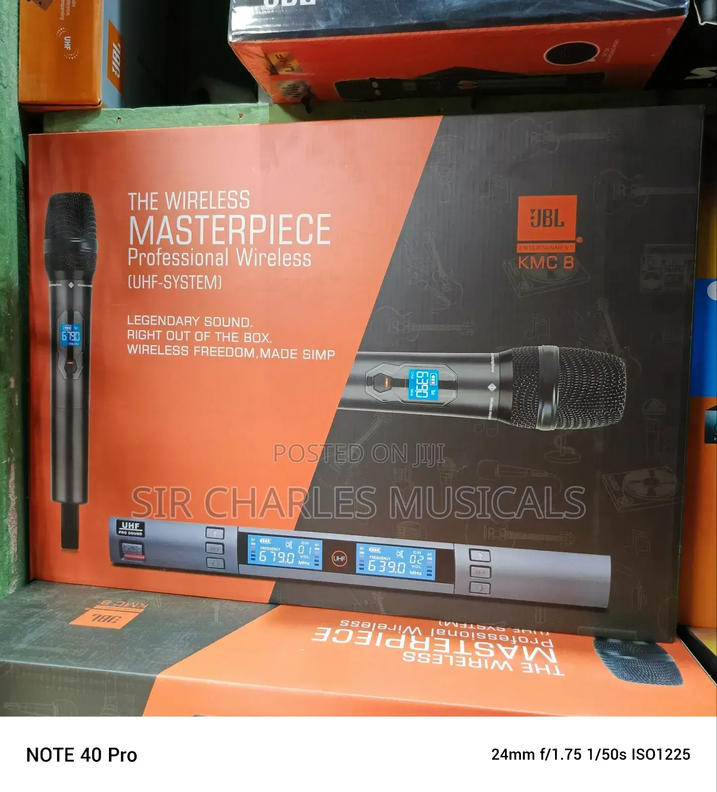 Original JBL KMC-8 Professional Wireless Microphone