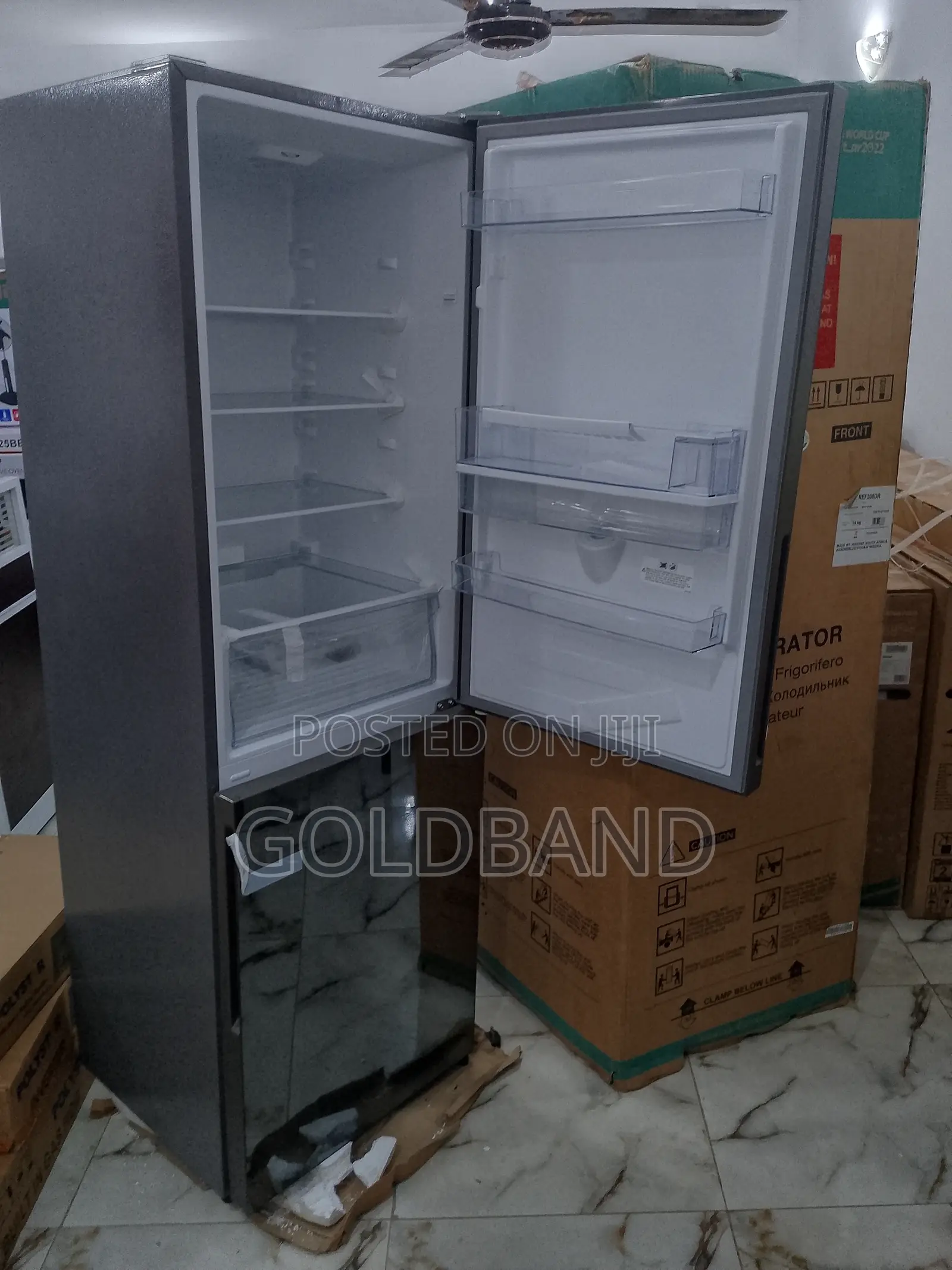Strongest Hisense Double Door Refrigerator "Ref308dr"