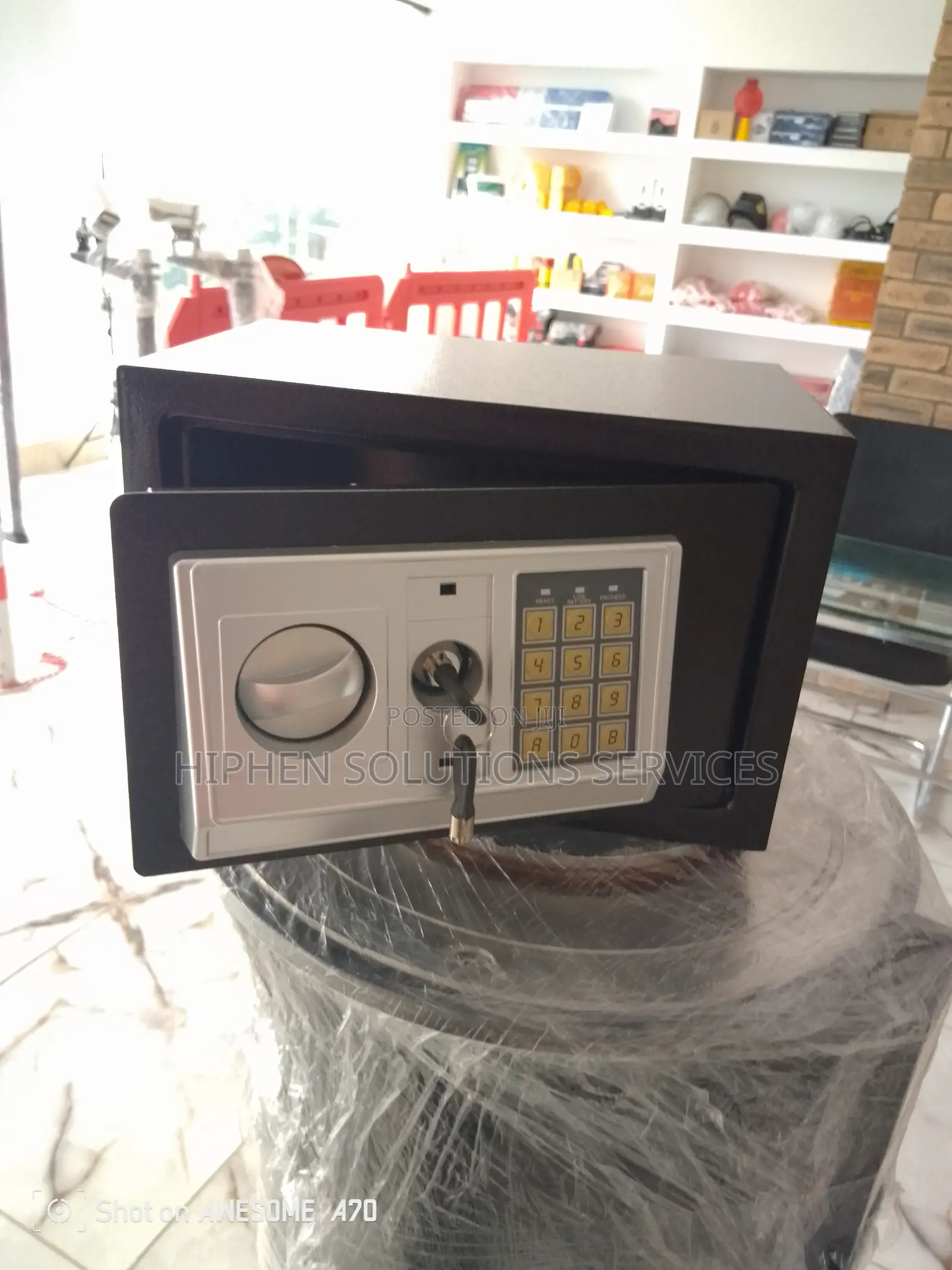 Money Safe Lock Box With Electronic Digital Keypad