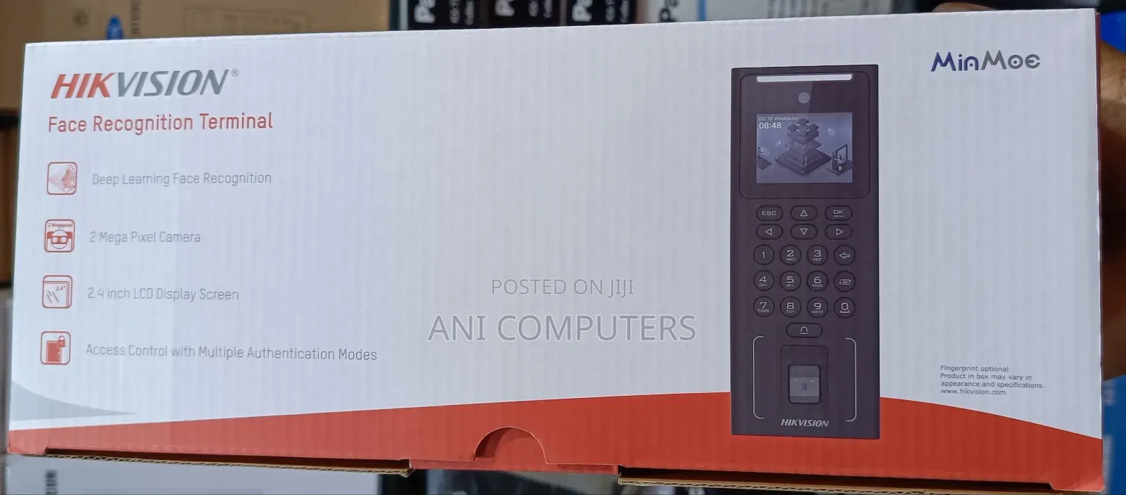 Minmoe Hikvision Face Recognition Terminal 2MP Camera