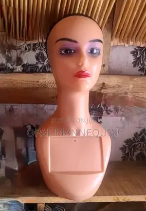 Brown Mannequin Head for Display
