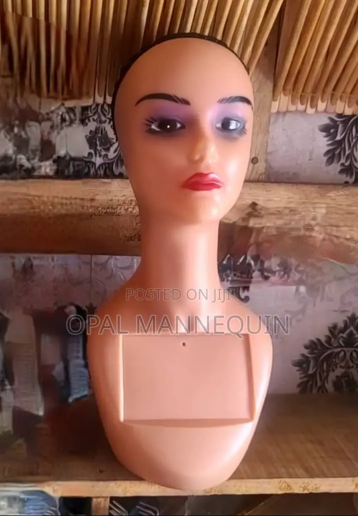 Brown Mannequin Head for Display