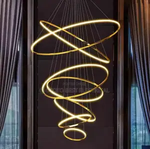 Led Luxury Staircase Light Available in Gold Black