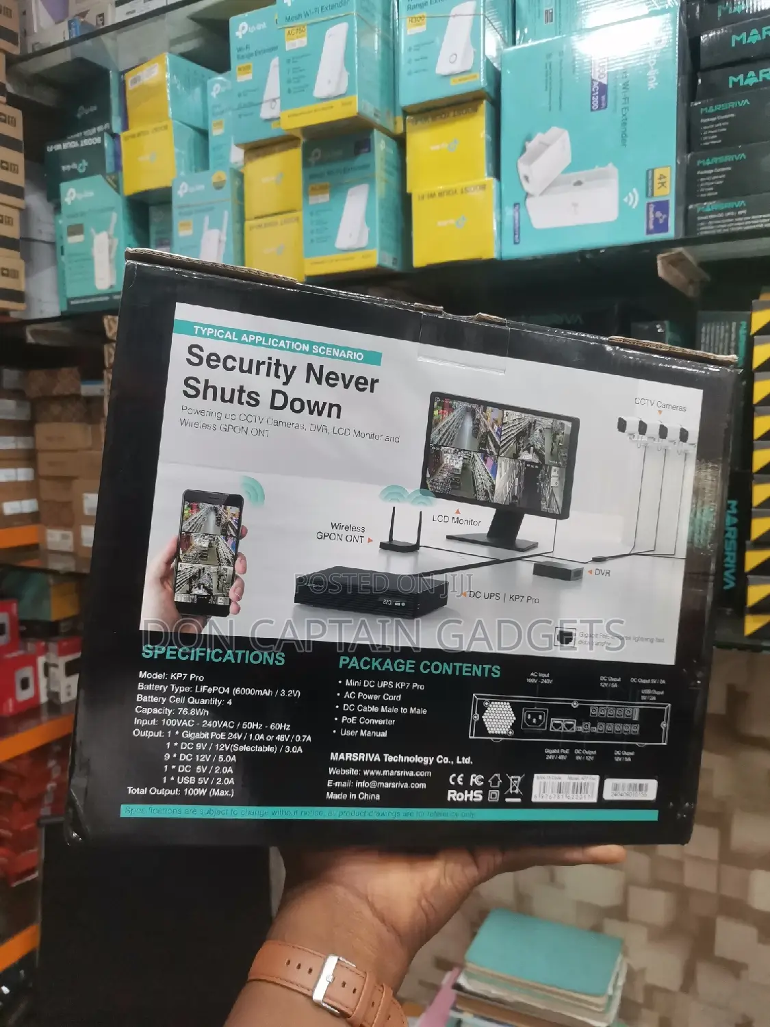 Smart Mini DC Ups 24000mah/100w KP7 Pro
