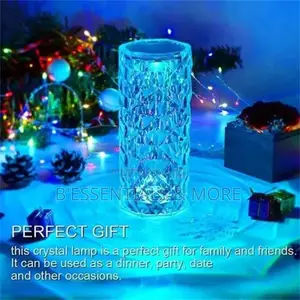LED Crystal Table Lamp Touch Control Desk Lamp