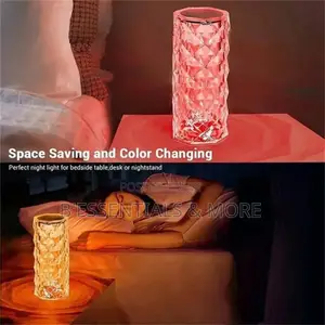 LED Crystal Table Lamp Touch Control Desk Lamp