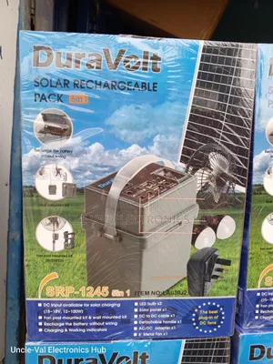 Duravolt DC 5in1 Solar Rechargeable Pack