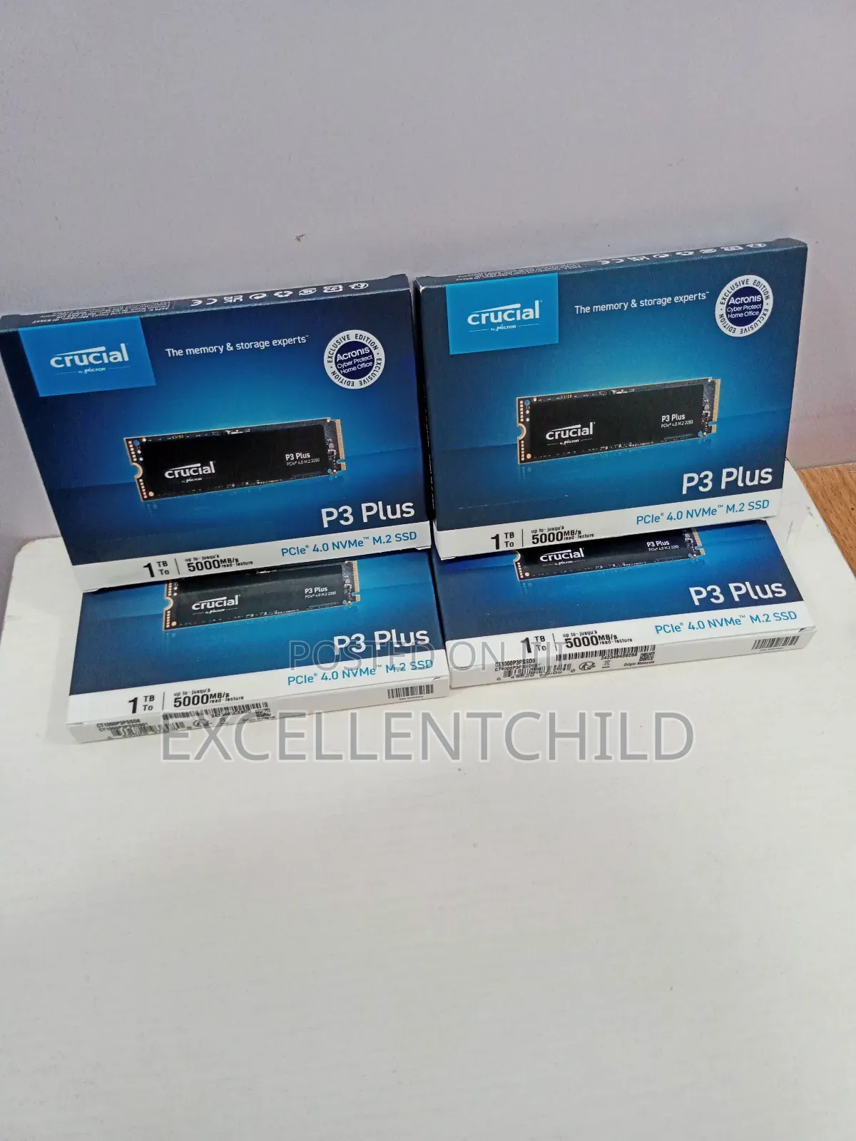 Crucial 1tb P3 Plus Upto 5000mb/S Pcle 4.0 Nvme M.2 SSD
