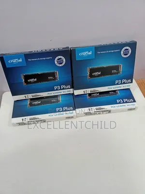Crucial 1tb P3 Plus Upto 5000mb/S Pcle 4.0 Nvme M.2 SSD