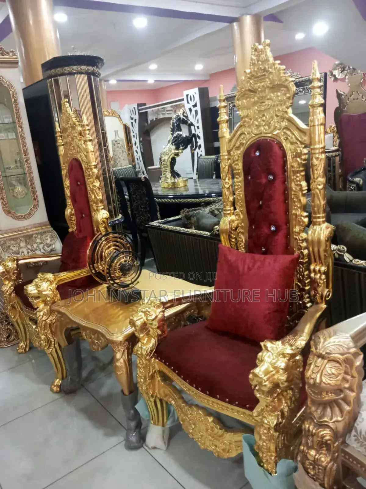 Italian Royal Console Chairs