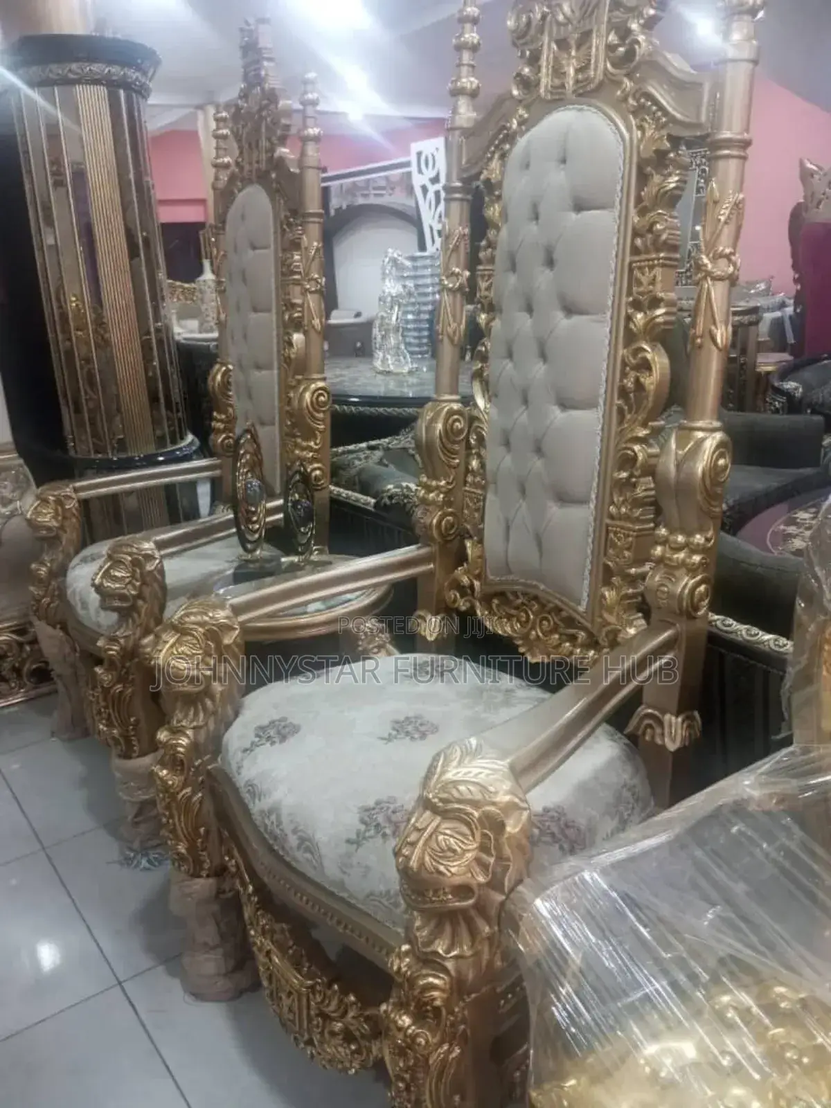 Italian Royal Console Chairs