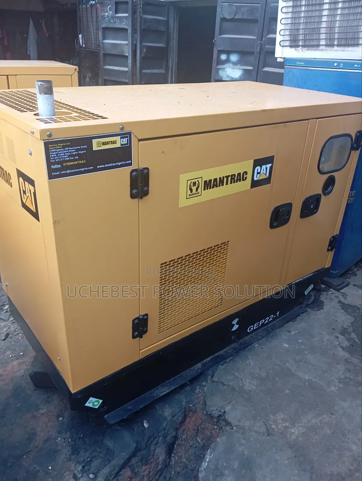 22kva Mantrac Uk Perkins Soundproof Generator