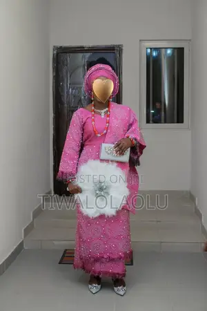 Wedding Ofi-Iro Gown With Ipele, Gele for Sale