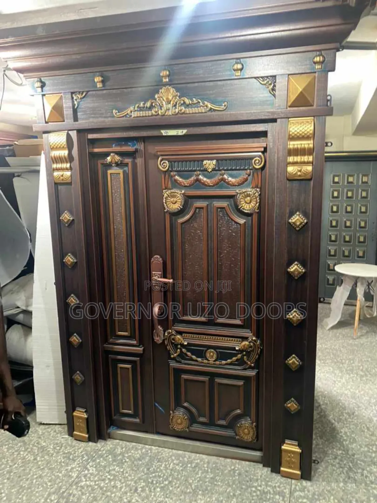 Copper Security Door With Arch