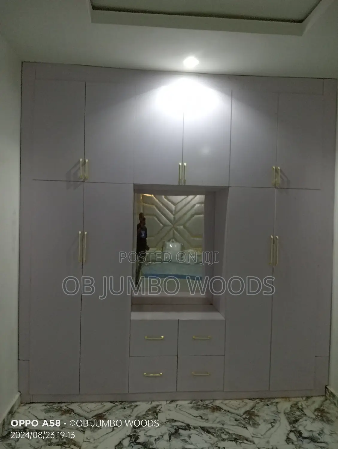White Inbuilt Wardrobe
