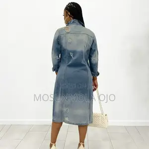 Denim Long Coat