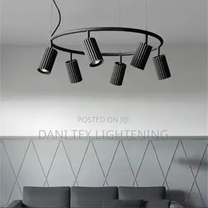 Donna Circle Chandelier Nordic Ring Rotatable Spot Light