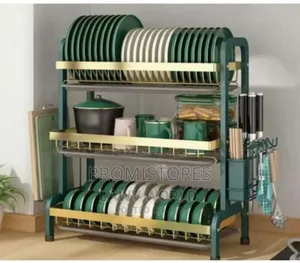 3tier Plate Rack Dish Drainer Rack Holder