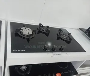 Polystar 3 Burners in-Built Cabinet Gas Cooker Automatic