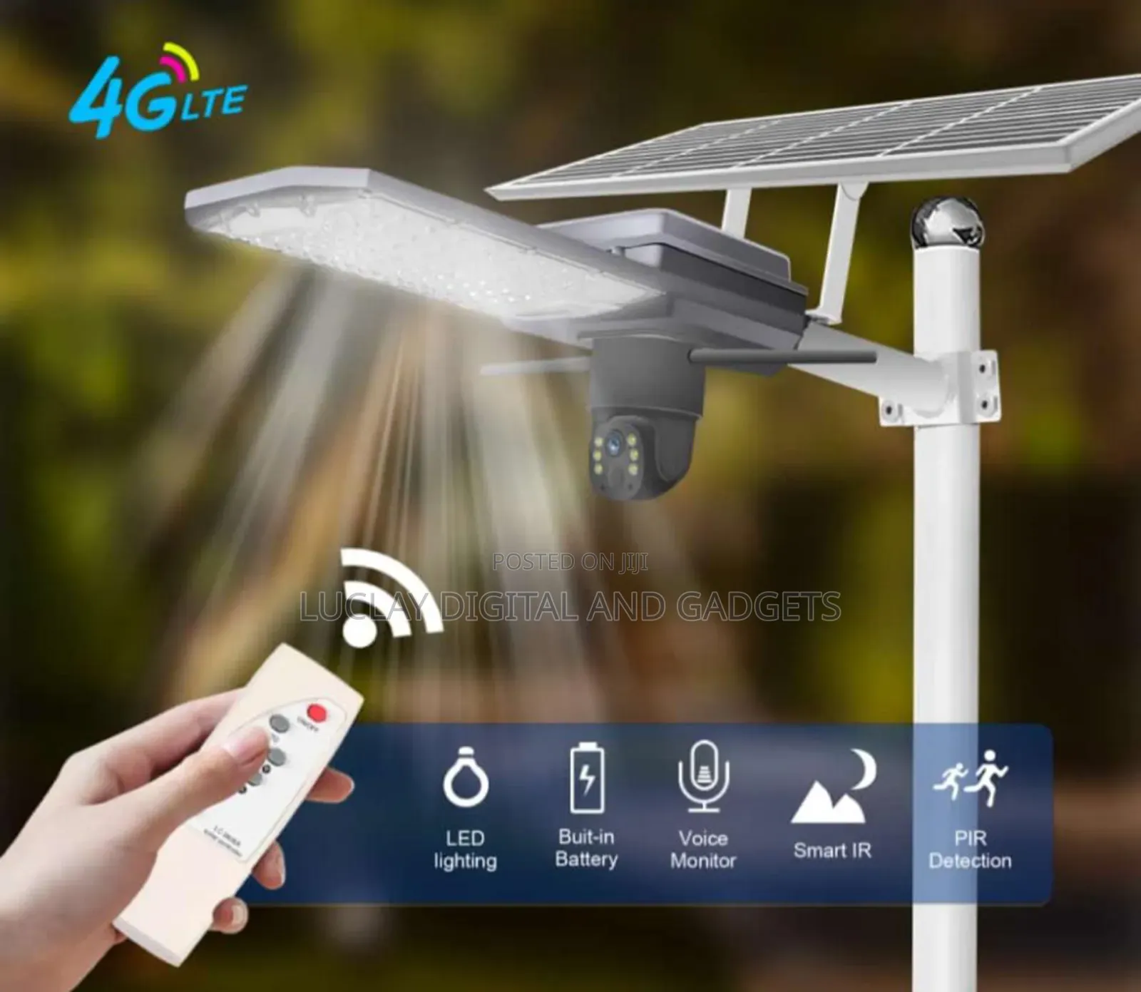 Solar Flood Light Camera