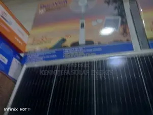 Duravolt Rechargeable Solar Fan