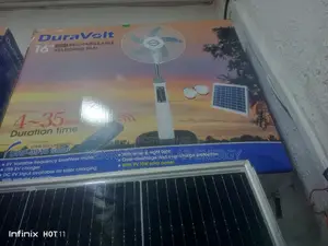 Duravolt Rechargeable Solar Fan