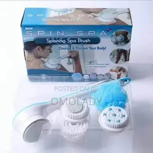 5 in 1 Spinning Spa Brush - Shower Bush - Bath Brush