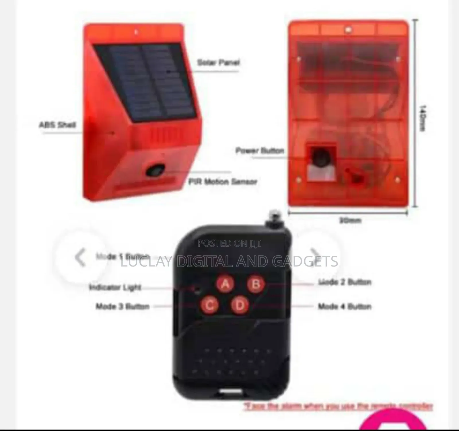 Solar Sensor Alarm