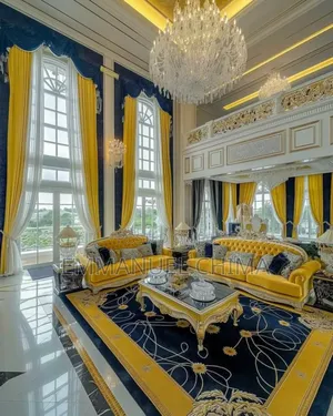 Royal Curtain With Board Design