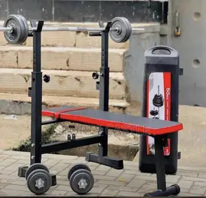 Standard Bench Press With Quality 50kg Dumbbell