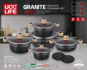 Super Quality 12pcs Set of Granite/Nonstick Pots