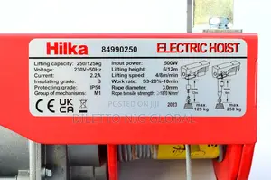 Electric Hoist, 250 Kg
