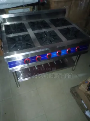 Gas Cooker 6 Burner