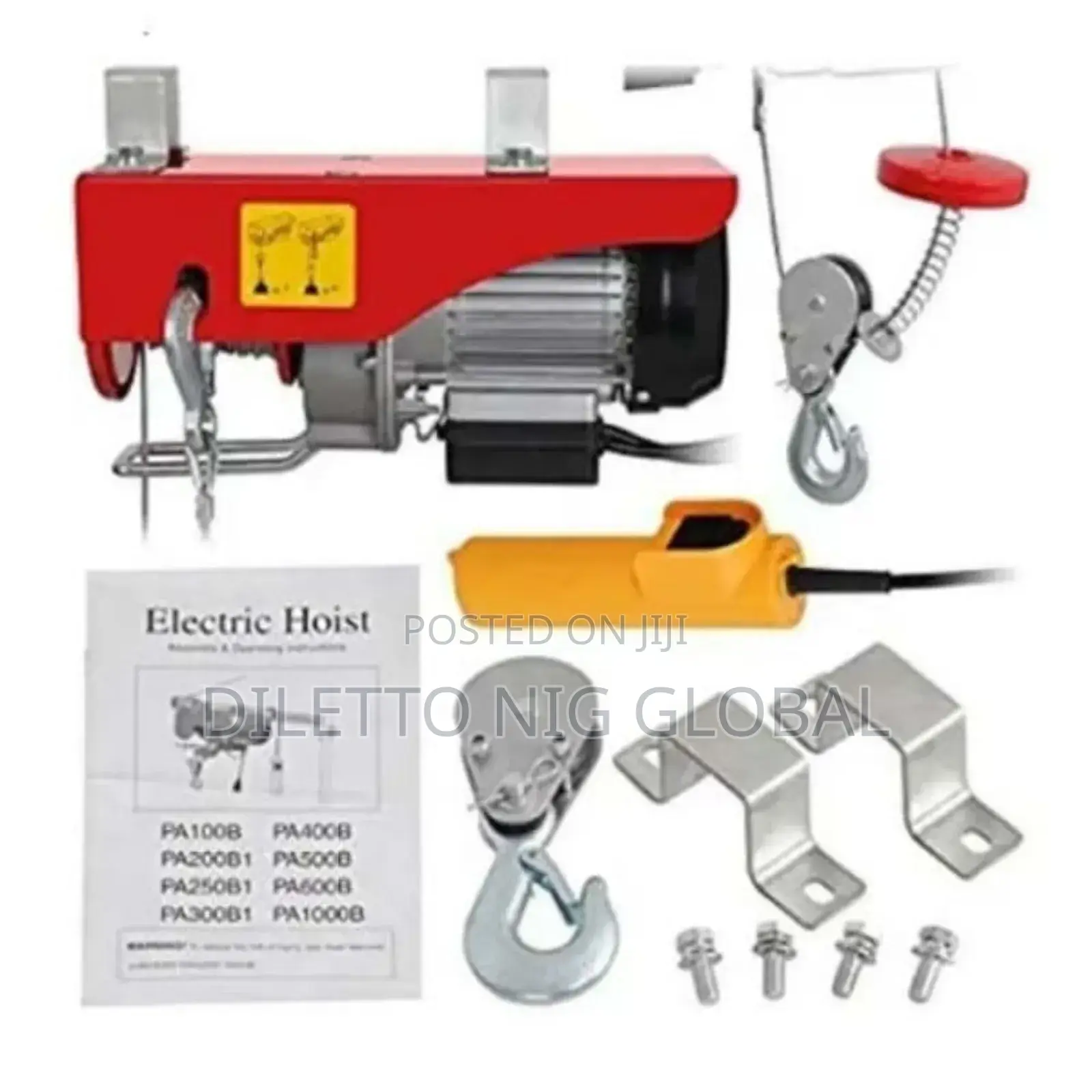1ton Electric Wire Rope Hoist, Capacity 1ton